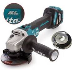 Makita Angle Grinders Makita 18v Brushless 115mm Angle Grinder Bare Tool + Flange Nut