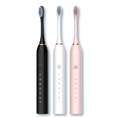 Electric Toothbrushes & Irrigators Tauoh moresk-3PCS Electric Toothbrush Sonic Rechargeable 6 Modes Kids Adults Brush 4 Heads USB