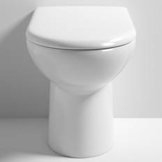 Lawton White Comfort Height Back to Wall Toilet Pan BTW006