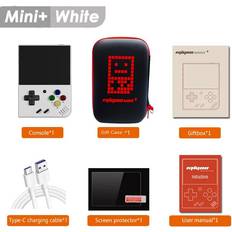 Game Consoles Maxpower White 2023 Mini Plus Portable Retro Handheld Game Console 3.5-inch IPS HD Screen
