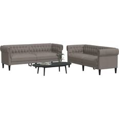 Soffgrupper Soffor Homie Soffgrupp 2 Delar Taupe Tyg Soffa