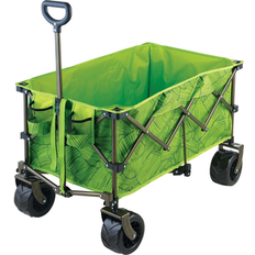 Utility Wagons Bliss Hammocks 36 Collapsible Beach Wagon w/ Storage Bag, Beverage Holders and Rotating Wheels