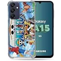 Cokitec Verstärkte Schutzhülle für Samsung Galaxy A15 4G 5G Manga One Piece Sunny