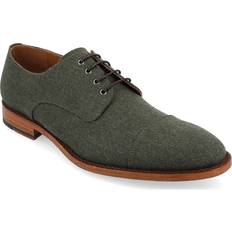 Green - Men Derby Taft Kennedy Felted Cap Toe Derby