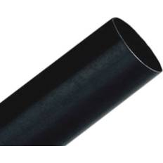 3M 1/4" Black Heat Shrink Tubing 4 ft