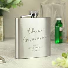 Hip Flasks Personalised Memento Company Personalised Any Message Hip Flask