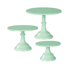 Green Cake Stands Tauoh moresk-3Pcs Cake Stand