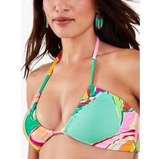 Multicoloured Bikini Tops Accessorize Abstract Self Tie Bikini Top, Multi