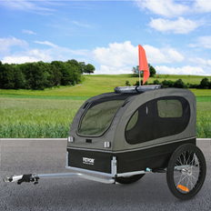 Pets VEVOR Foldable Pet Trailer 30.67 H 56.59 Color