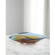 Glass Bowls Handblown Curved