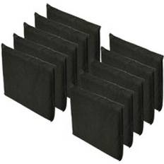 White Goods Accessories VHBW 10x Air Filter compatible with Santo SZ91842-4I, SZ91844-4I Fridge Activated Carbon