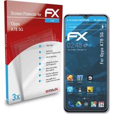 atFoliX 3x Screen Protection Film Oppo A78 5G