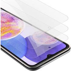 Screen Protectors Cadorabo 3x Tempered Glass for Samsung Galaxy A23 4G 5G Protection Film Display Saver Protective Film