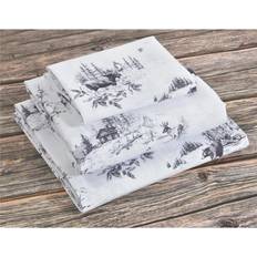 Toile Moose Forest Sketch Print