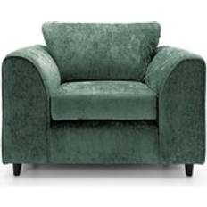 Green Armchairs Abakus Direct Harriet Crushed Chenille Armchair