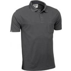 Clothing JCB Essential Grey Polo Shirt comes with Pocket