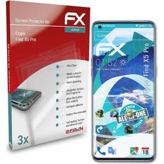 Screen Protectors atFoliX 3x für oppo find x5 pro schutzfolie klar&flexibel Transparent