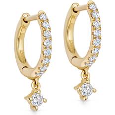 Astley Clarke Solid Gold Lab Grown Diamond Interstellar Diamond Drop Earrings