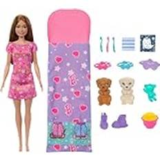 Barbie Doll Puppy Pyjamas Party Playset