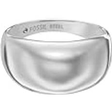 Fossil Rings Fossil Damen All Stacked Up Edelstahl-Bandring, JF04747040
