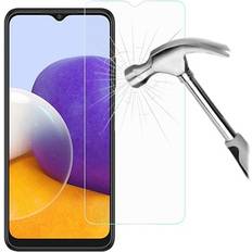 MTP Products Samsung Galaxy A22 5G, Galaxy F42 5G Härdat Glas Skärmskydd 9H Genomskinlig