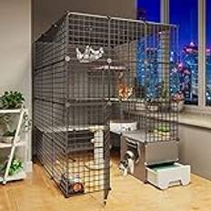 Rkjdmswj Cage Cat Kennel Catio Cat Inclosure, Diy Cat Lekhage