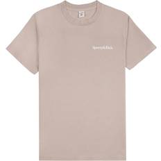 Sporty & Rich Drink More Water T-Shirt Brown