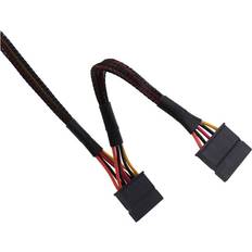 Tlily Mini 6Pin to 15Pin X2 SATA Power Cable Cord for Vostro 3653