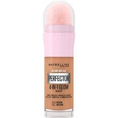 Maybelline Instant Anti Age Rewind Perfector, 4-In-1 Glow Primer Concealer Highlighter Self Adjusting Shades Evens Skin Tone Glow Finish Shade 02 Medium