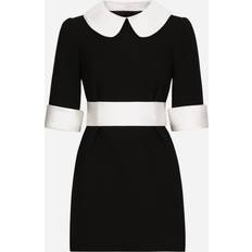 Dolce & Gabbana Vestiti Dolce & Gabbana Short Wool Crepe Dress