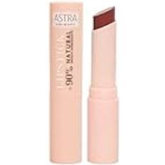 Makeup Astra Pure Beauty Lipstick, krämig läppstift halvmatta 01 Mahogany