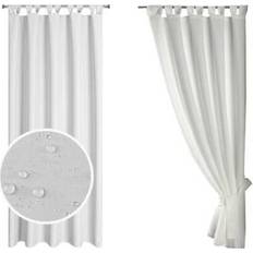 Garden Utomhusgardiner 155 x 240 cm Vit