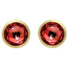 Gioielli Marco Bicego Jaipur 18ct Yellow Gold Garnet Stud Earrings Option1 Value Yellow Gold