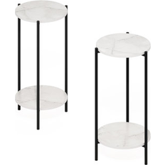 Ebern Designs White Small Tables Ebern Designs Besi End Small Table