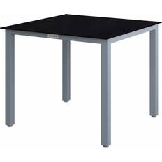Aluminium Garden Table Casaria Garden Table Bern Silver Aluminium 87x87x73 cm
