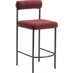 Red Seating Stools Zuo Livorno Seating Stool