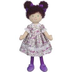 GANZ 20" Sophia Rag Doll with Purple Floral Dress