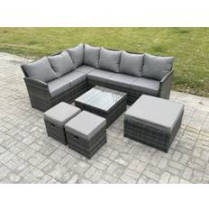 Rattan Garden & Outdoor Furniture Fimous 9 Wicker Outdoor Lounge Set