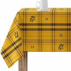 Gula Bordsdukar Harry Potter Hufflepuff Fläckbeständig Duk 250 x 150 cm Bordsduk Gul, Multifärgad