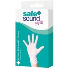 Medical Aids Safe And Sound Latex Examination Gloves 10