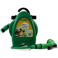 Gr8 Garden 10M Hose Reel Watering Gun Compact Pipe Cart