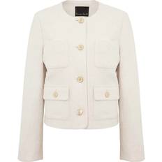 Wool Jackets Phase Eight Ripley Boucle Jacket - Ivory