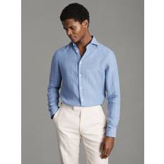 Reiss Kläder Reiss Ruban Long Sleeve Linen Shirt