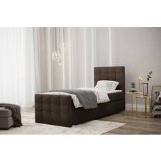 Fun furniture Boxspringbett Schlafzimmerbett Bett Mauro 100 x 200 cm Lit Continental