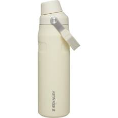 White Water Containers Stanley 24 oz. AeroLight IceFlow Bottle with Fast Flow Lid, Cream Glimmer