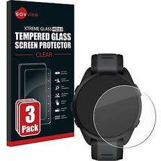 Savvies For garmin forerunner 165 tempered glass 3x screen protector protection clear