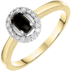Cluster Ring - Gold/Black/Diamond