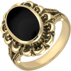Antique Frame Ring - Gold/Black