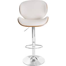 Oui Tabourets de bar Heute-wohnen Foxrock Walnut/Cream Tabouret de bar 116cm