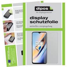 Dipos Displayschutzfolie Antireflex 2 Stück, OnePlus 6T Smartphone Schutzfolie